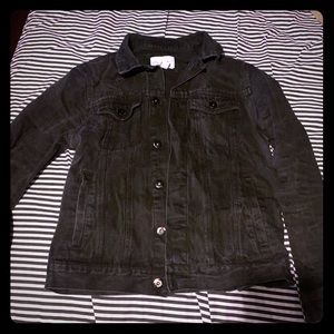 Black jean jacket
